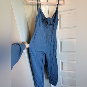 Old Navy Navy Jumpsuit with Bow Detail NWT